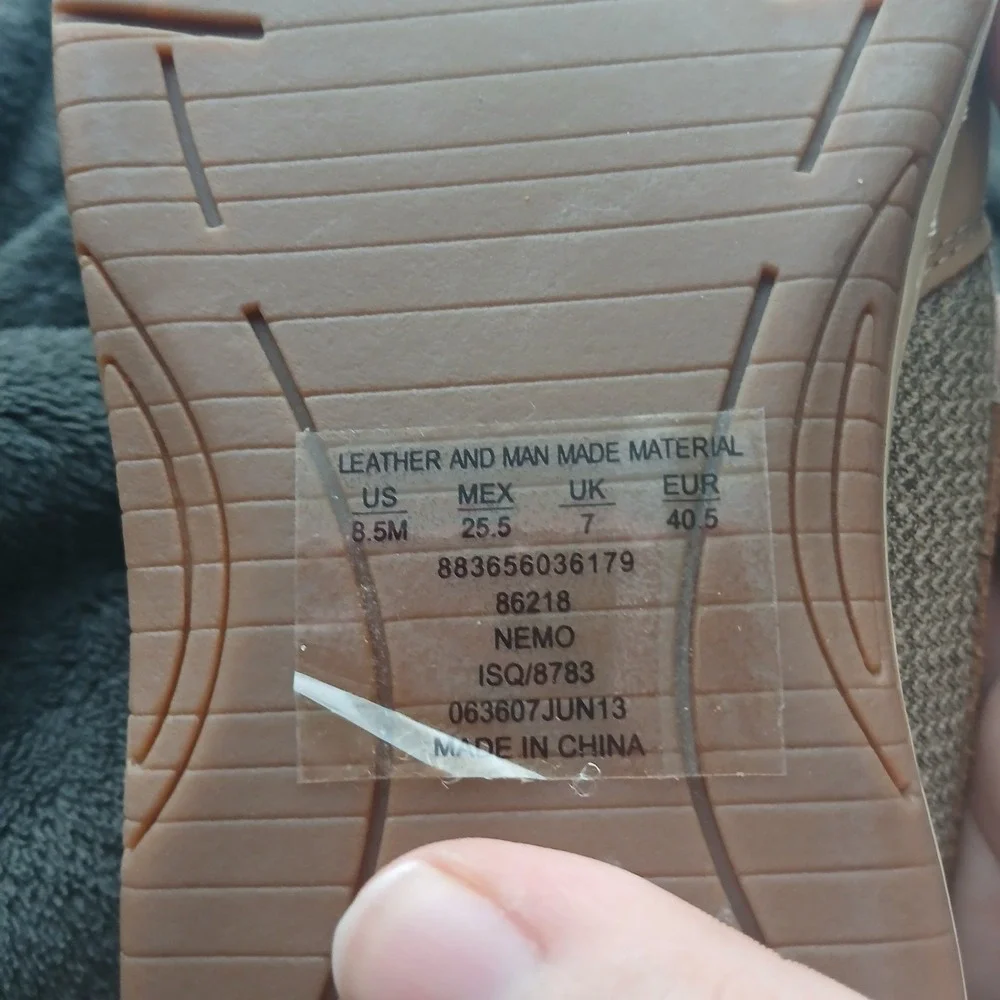 Canyon River Blues Nemo Boat Shoes 8.5M Tan Leather Mesh Nautical Loafers